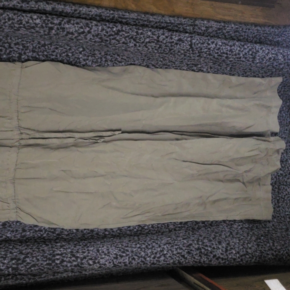 COPY - Cloth & stone by Anthropology light army green Jumpsuit size M - Picture 2 of 7